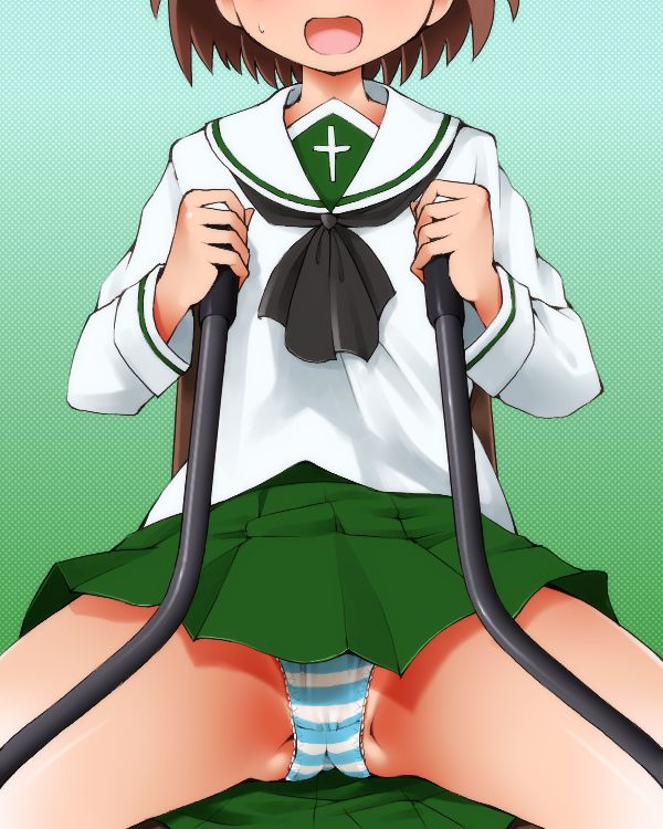 【Sakaguchi Keirina Chan】Girls &amp; Panzer's Secondary erotic image of JK Sakaguchi Keirina-chan who is a loli no matter how you look at it 35