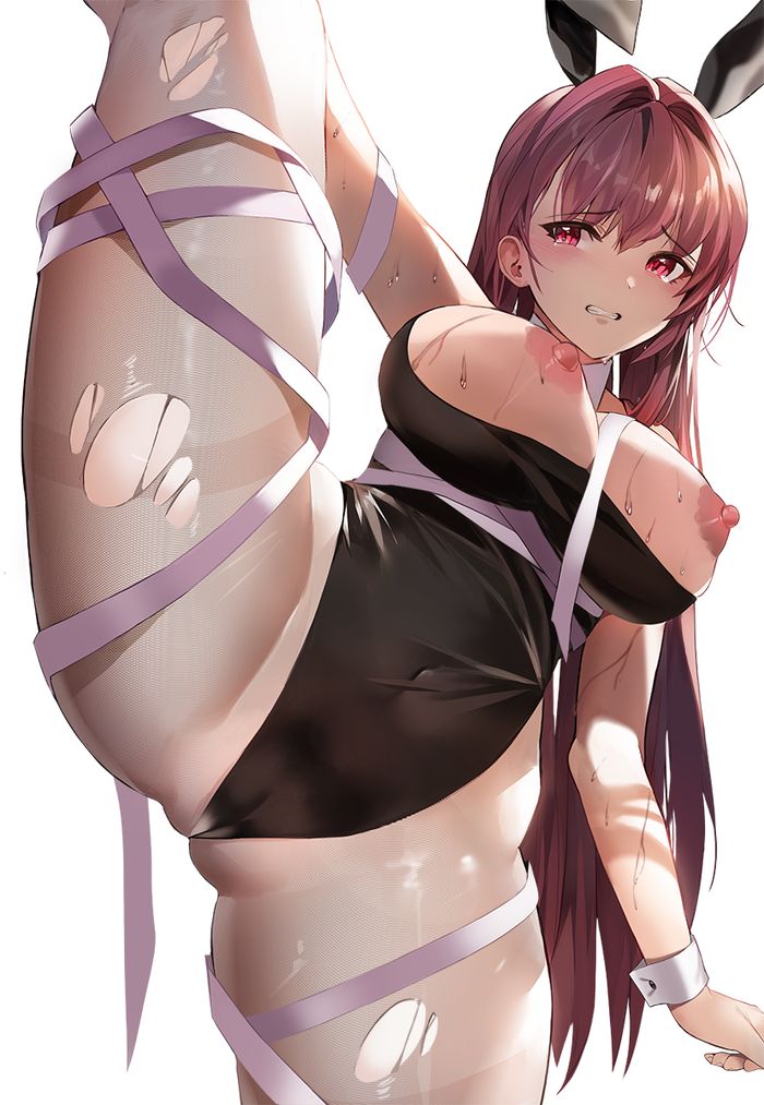 【Secondary】Erotic image with I-shaped and Y-shaped balance that opens legs with a flexible body 19