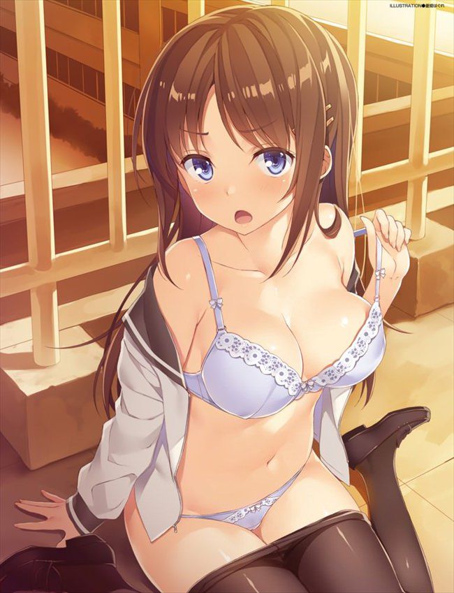 【Erotic Anime Summary】 Please see the appearance of beautiful girls and beautiful girls without hail in one piece of underwear 【40 photos】 39