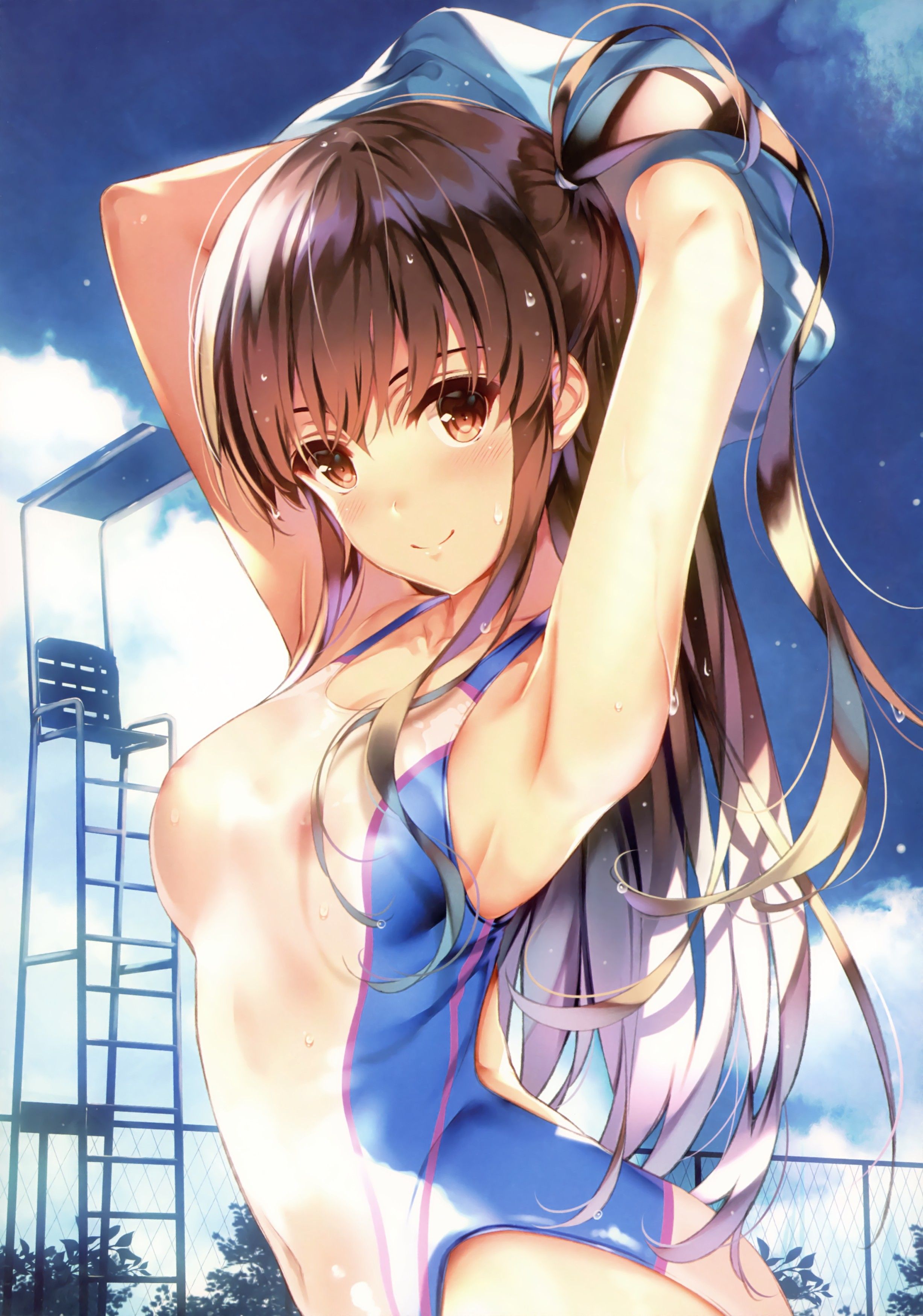 【2nd】Erotic image of a girl in a competitive swimsuit Part 23 16