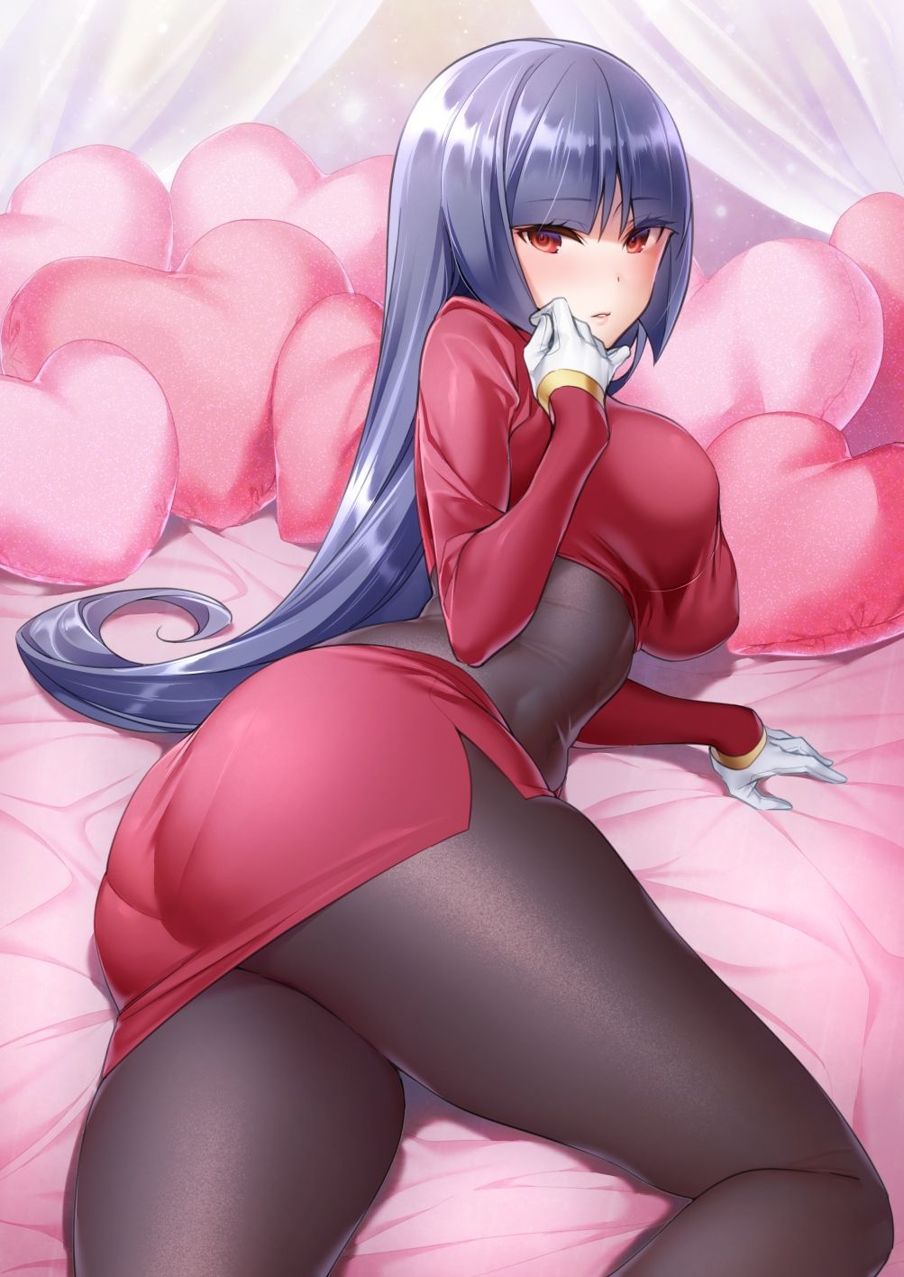 【Secondary Erotic】 Here is an erotic image of a girl wearing a tight costume so tight that you can see the panty line 3