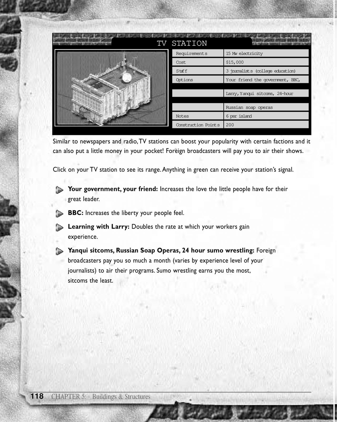Tropico (PC (DOS/Windows)) Official Strategy Guide 118