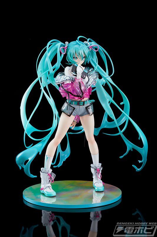 Hatsune Miku Erotic figure with erotic and buttocks in stylish navel and hot pants! 10