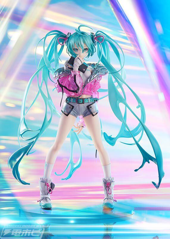 Hatsune Miku Erotic figure with erotic and buttocks in stylish navel and hot pants! 4