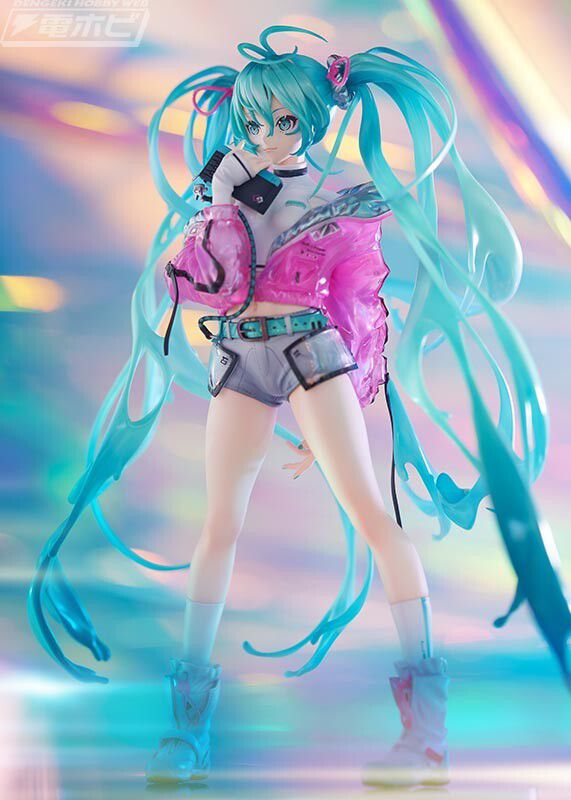 Hatsune Miku Erotic figure with erotic and buttocks in stylish navel and hot pants! 5