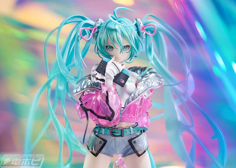 Hatsune Miku Erotic figure with erotic and buttocks in stylish navel and hot pants! 6