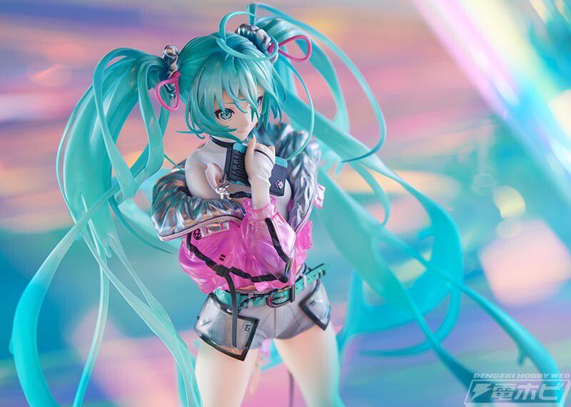 Hatsune Miku Erotic figure with erotic and buttocks in stylish navel and hot pants! 7