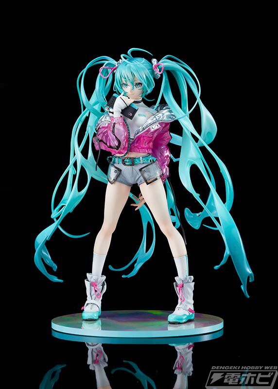 Hatsune Miku Erotic figure with erotic and buttocks in stylish navel and hot pants! 9