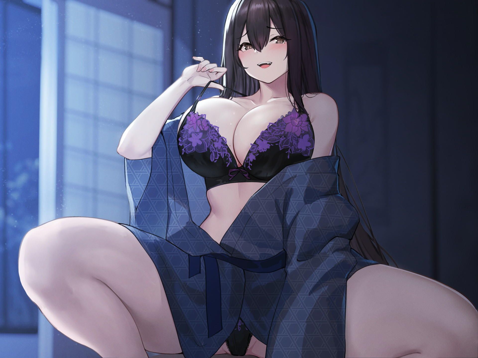 People who want to see erotic images of kimono / yukata gather! 10