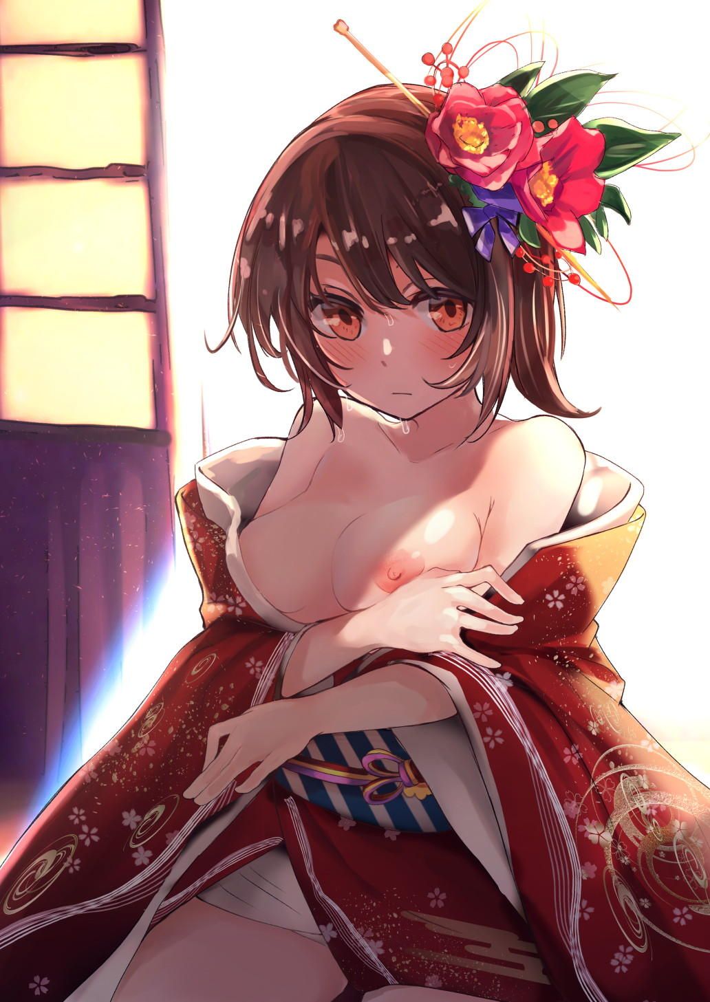 Erotic images of kimono/yukata 7