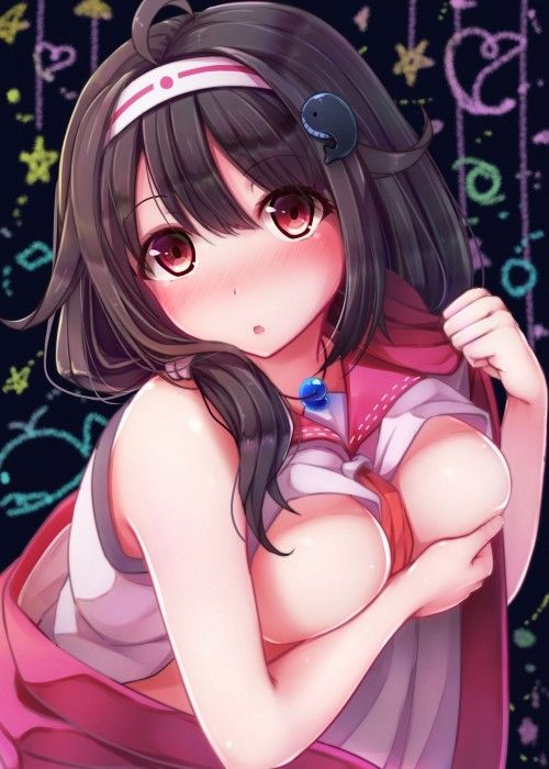 【Erotic Anime Summary】 Beauty and beautiful girls whose gesture of hiding their with a hand bra is erotic 【Secondary erotic】 24