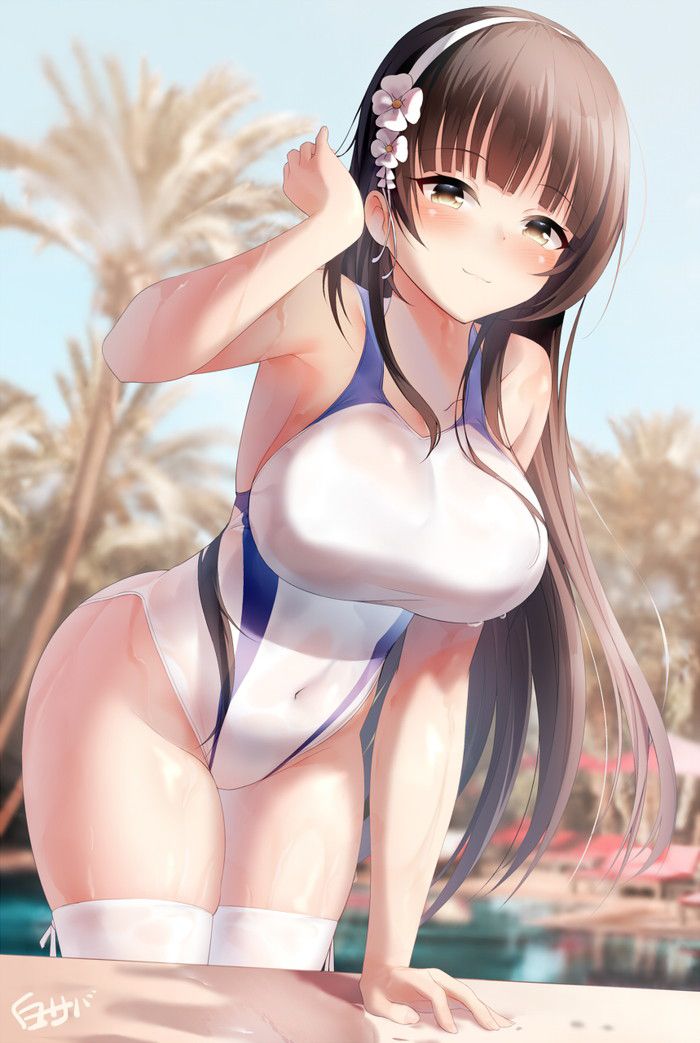 【Secondary】Competitive swimsuit erotic image that makes it difficult to swim with Part3 21