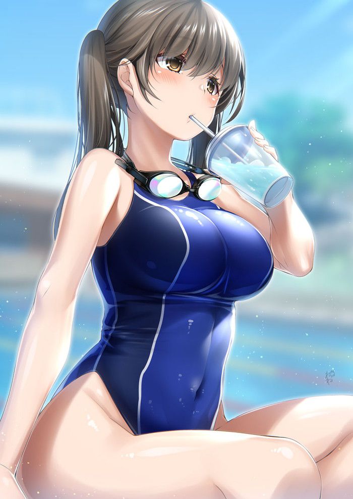 【Secondary】Competitive swimsuit erotic image that makes it difficult to swim with Part3 28