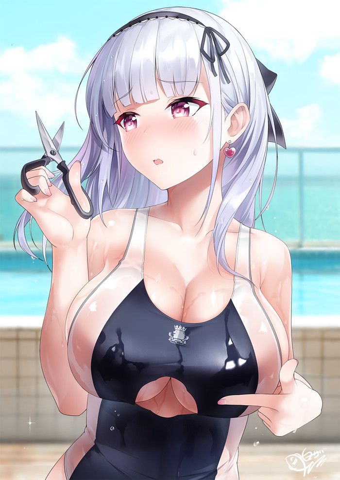 【Secondary】Competitive swimsuit erotic image that makes it difficult to swim with Part3 44