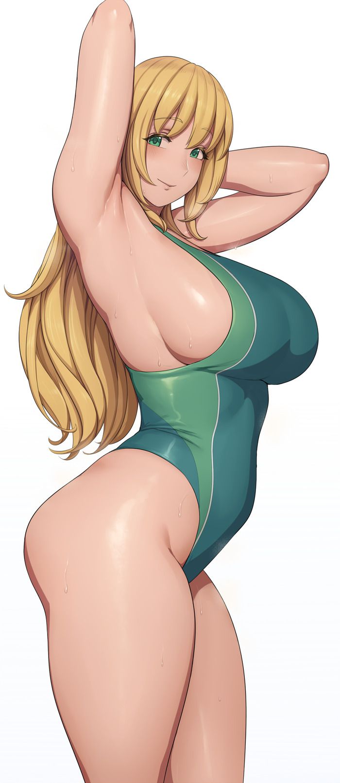 【Secondary】Competitive swimsuit erotic image that makes it difficult to swim with Part3 6