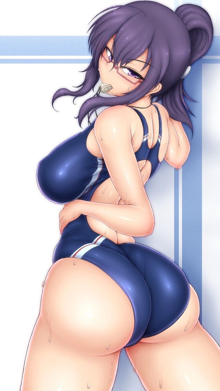 【Competitive swimsuits】Beautiful girls in competitive swimsuits that look good with splashes Part 6 13