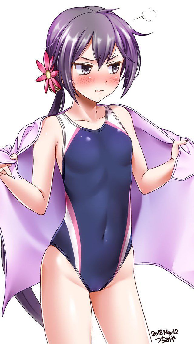 【Competitive swimsuits】Beautiful girls in competitive swimsuits that look good with splashes Part 6 20