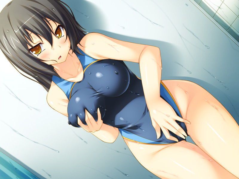 【Competitive swimsuits】Beautiful girls in competitive swimsuits that look good with splashes Part 6 29