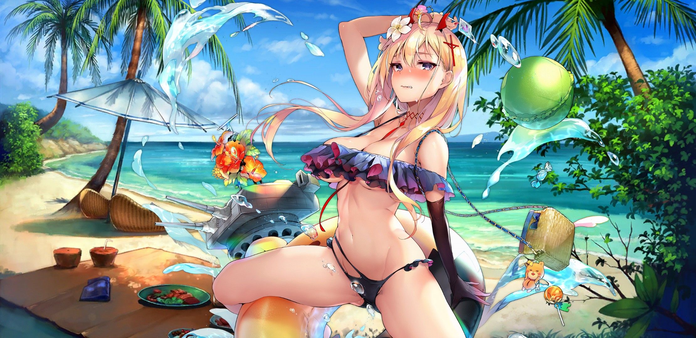 【There is an image】 Smartphone that urges charging with erotic swimsuits is malicious 18
