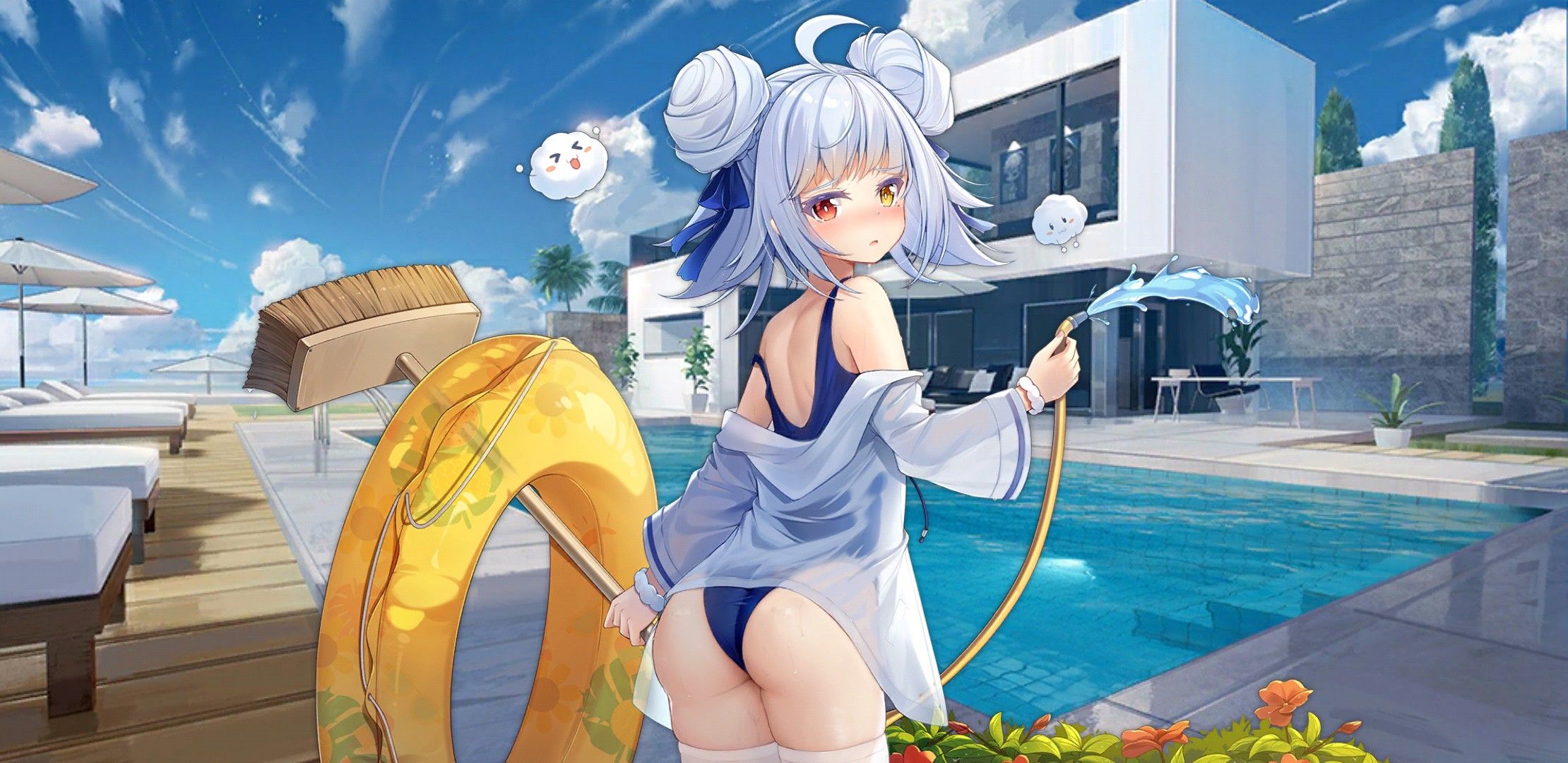 【There is an image】 Smartphone that urges charging with erotic swimsuits is malicious 2