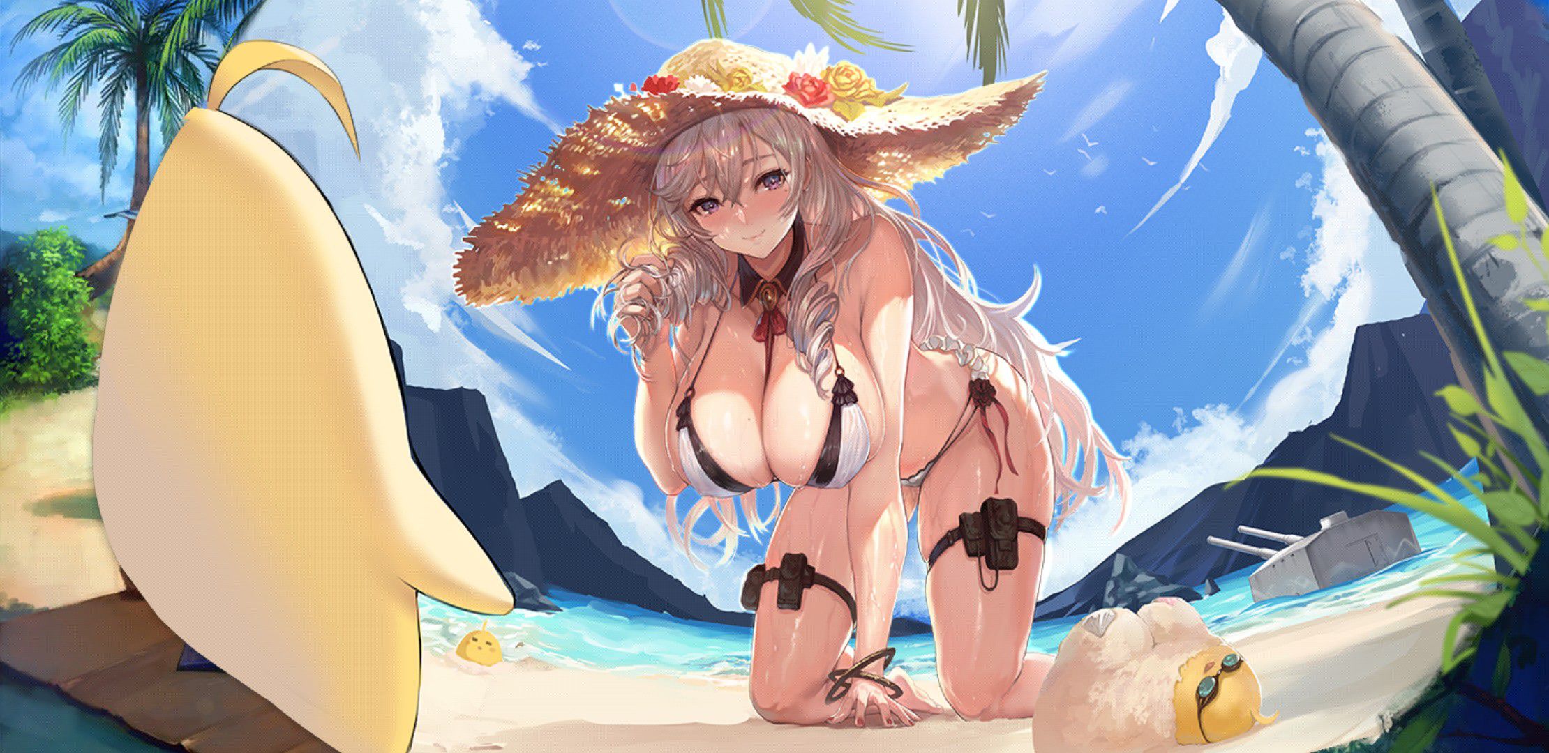 【There is an image】 Smartphone that urges charging with erotic swimsuits is malicious 42