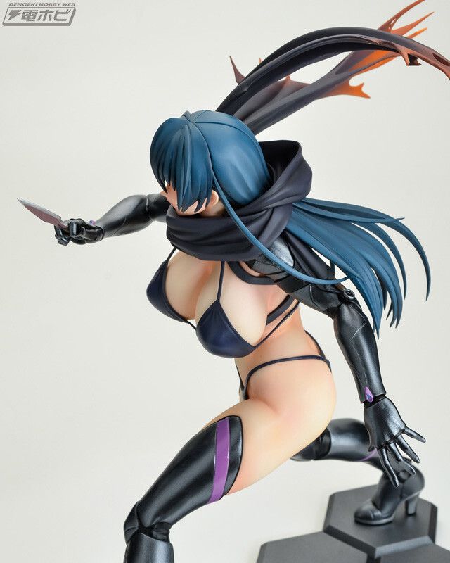 "Demon Shinobi RPG" Clone Asagi's erotic costume is taken off and an adult figure that can be seen in full! 14