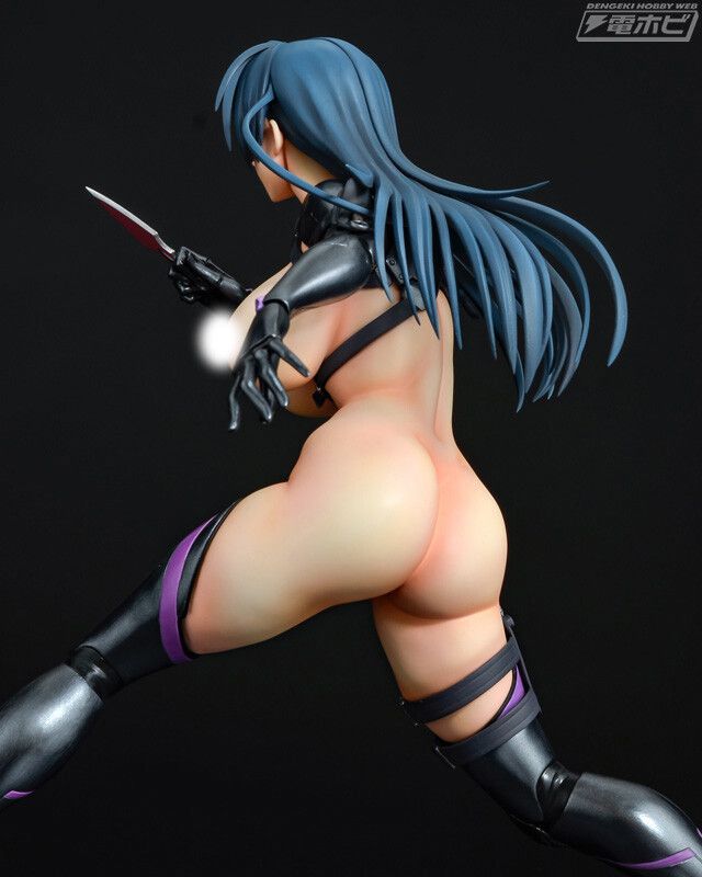 "Demon Shinobi RPG" Clone Asagi's erotic costume is taken off and an adult figure that can be seen in full! 23