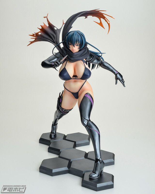 "Demon Shinobi RPG" Clone Asagi's erotic costume is taken off and an adult figure that can be seen in full! 3