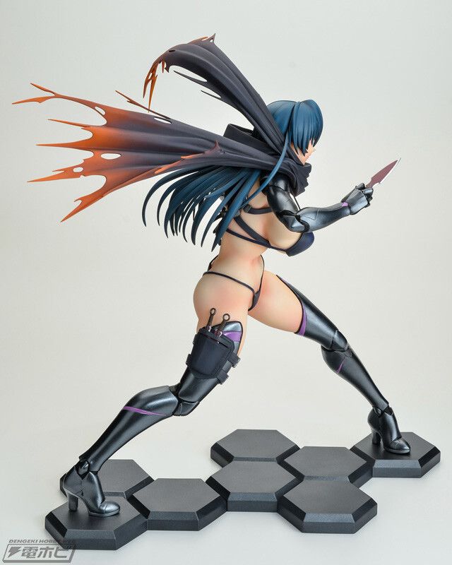 "Demon Shinobi RPG" Clone Asagi's erotic costume is taken off and an adult figure that can be seen in full! 5
