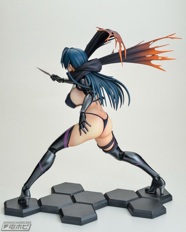 "Demon Shinobi RPG" Clone Asagi's erotic costume is taken off and an adult figure that can be seen in full! 7