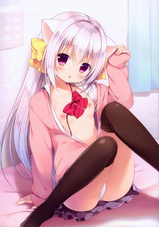 【Secondary erotic】 Secondary dosukebe image of Pettanko girl who has no problem because it is small but dosukebe 23