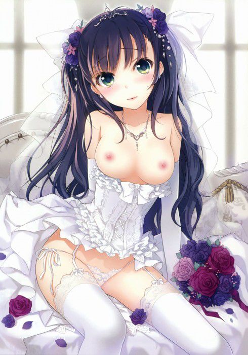 【Secondary Erotic】 Erotic images of girls in wedding dresses [50 photos] 14