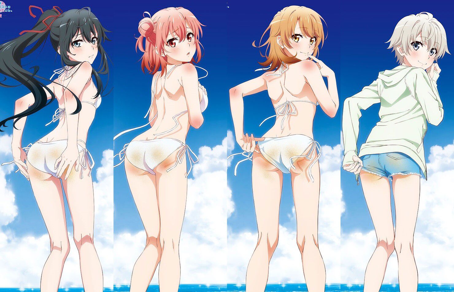 Erotic illustration goods that emphasized the buttocks in "My Gail" girls and Totsuka's tight swimsuit! 1