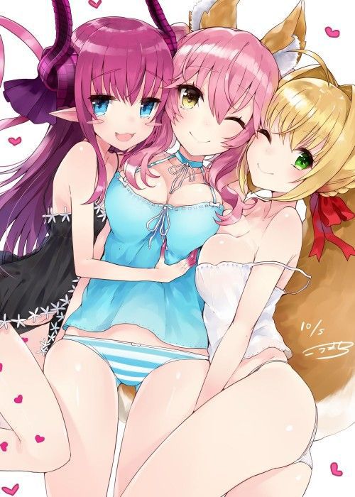 【Erotic Anime Summary】 More exciting than total nudity!? Collection of images of beautiful women and girls in their underwear [50 photos] 50