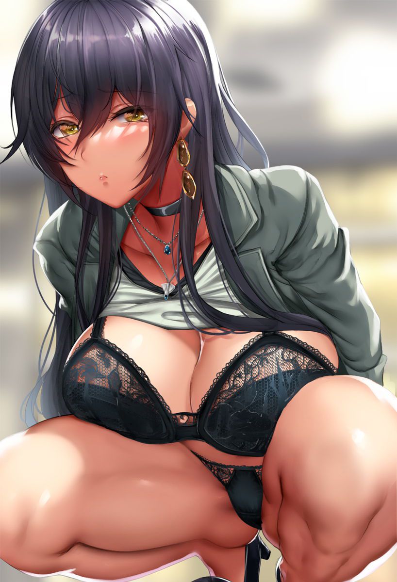 "Where are you looking~?" A soft-looking defenseless crotch image ♪ of a girl squatting with her eyes 13