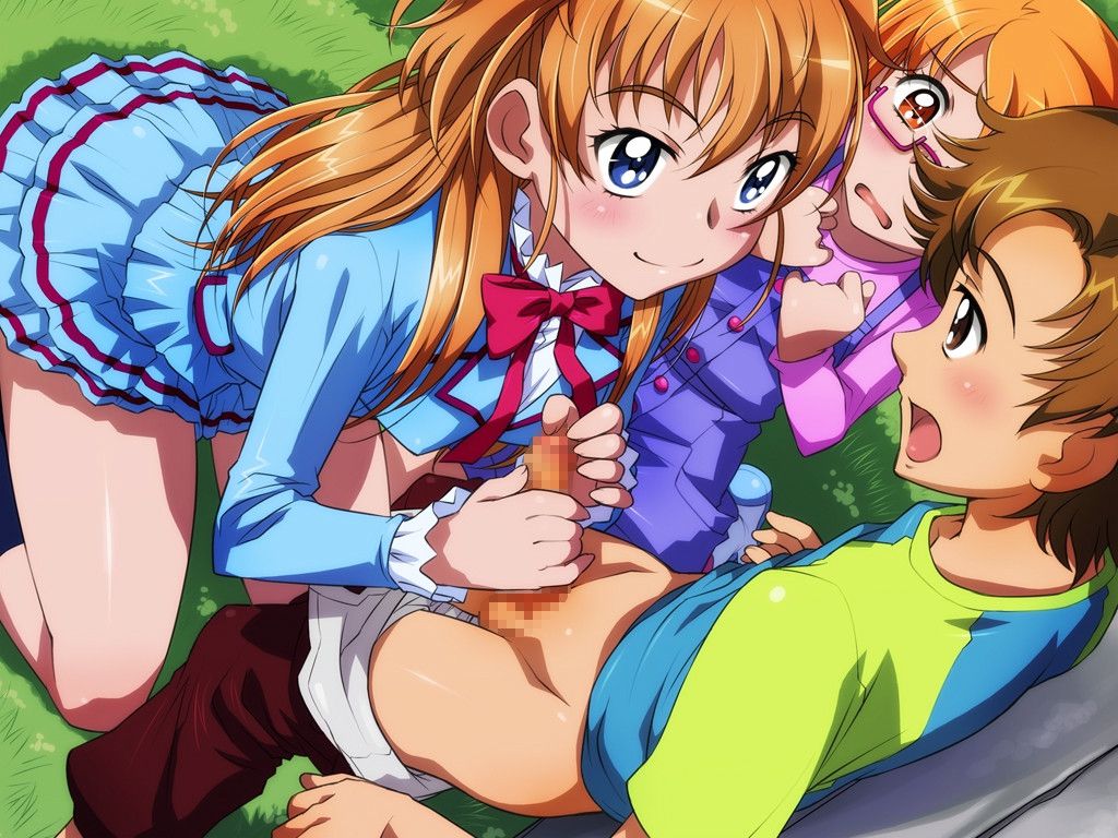 A big sister is squeezing a shota without a grown-up, and the one-shota two-dimensional erotic image is erotic 1