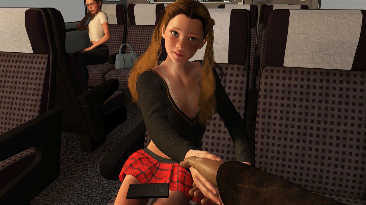 A Girl On A Train - CG 10