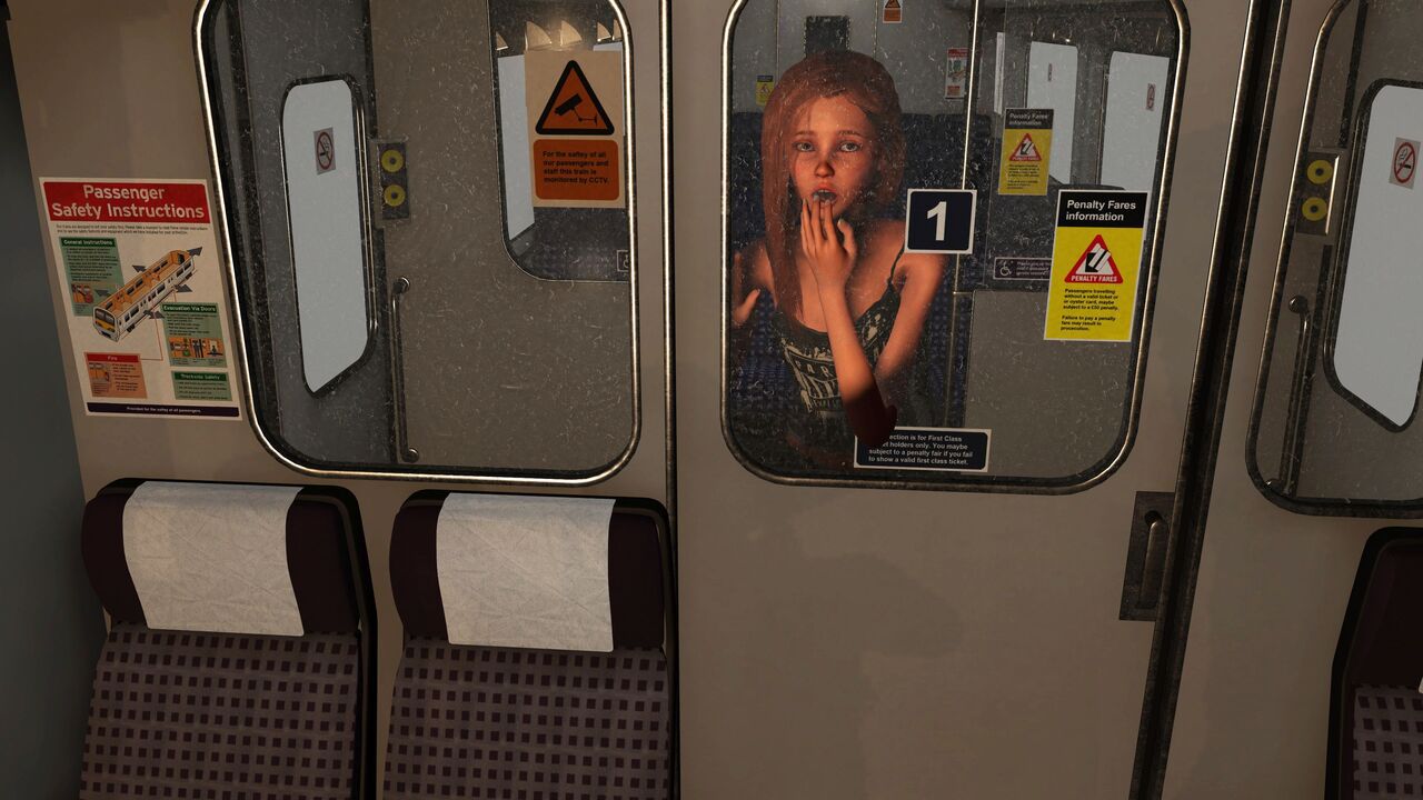 A Girl On A Train - CG 172