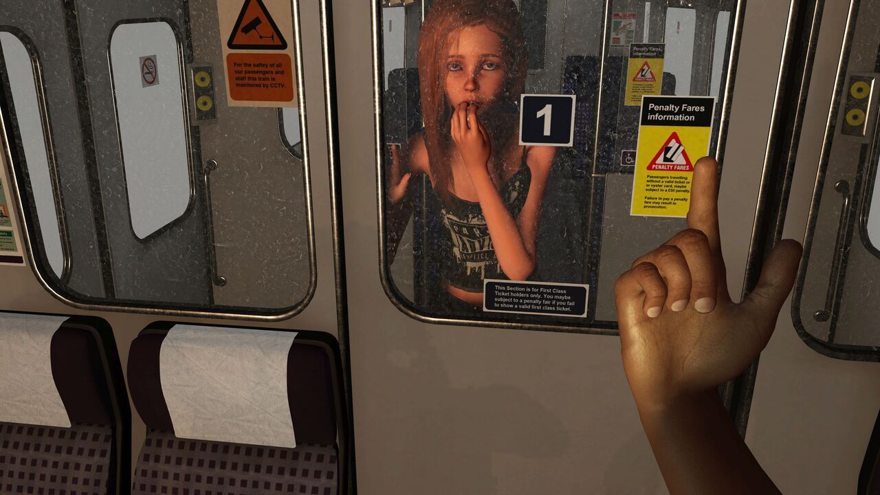 A Girl On A Train - CG 173