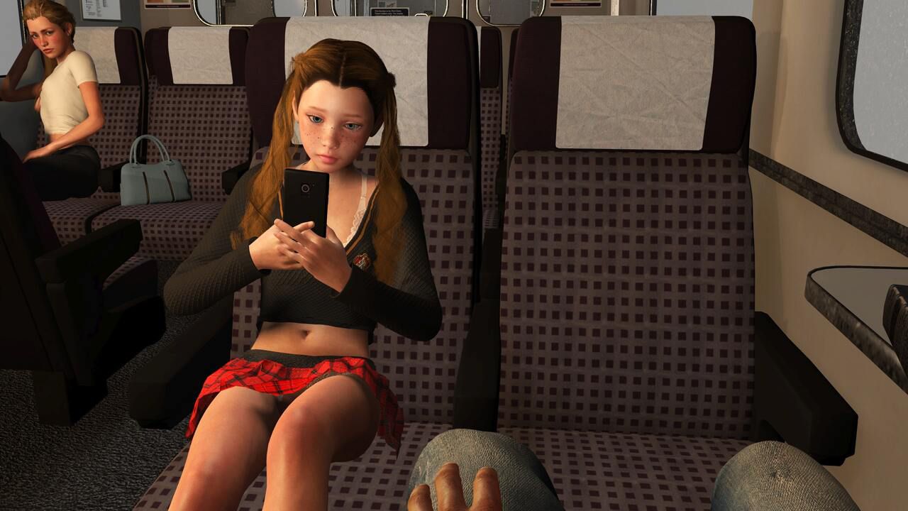 A Girl On A Train - CG 5