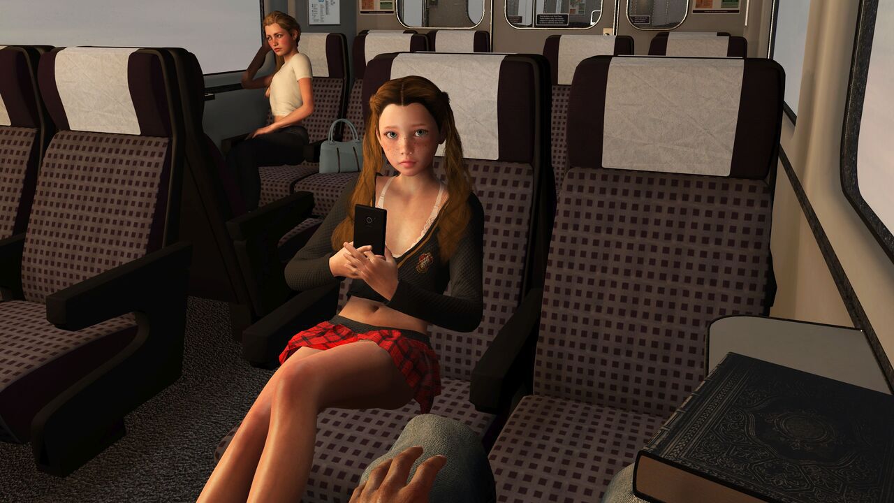 A Girl On A Train - CG 6