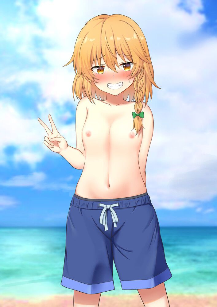 [Fiercely selected 127 sheets] cute Loli beautiful girl is a small full view and secondary image in a man swimsuit challenge 102