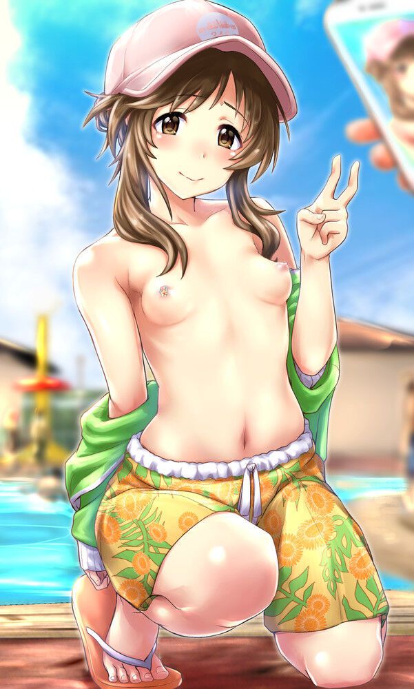 [Fiercely selected 127 sheets] cute Loli beautiful girl is a small full view and secondary image in a man swimsuit challenge 18