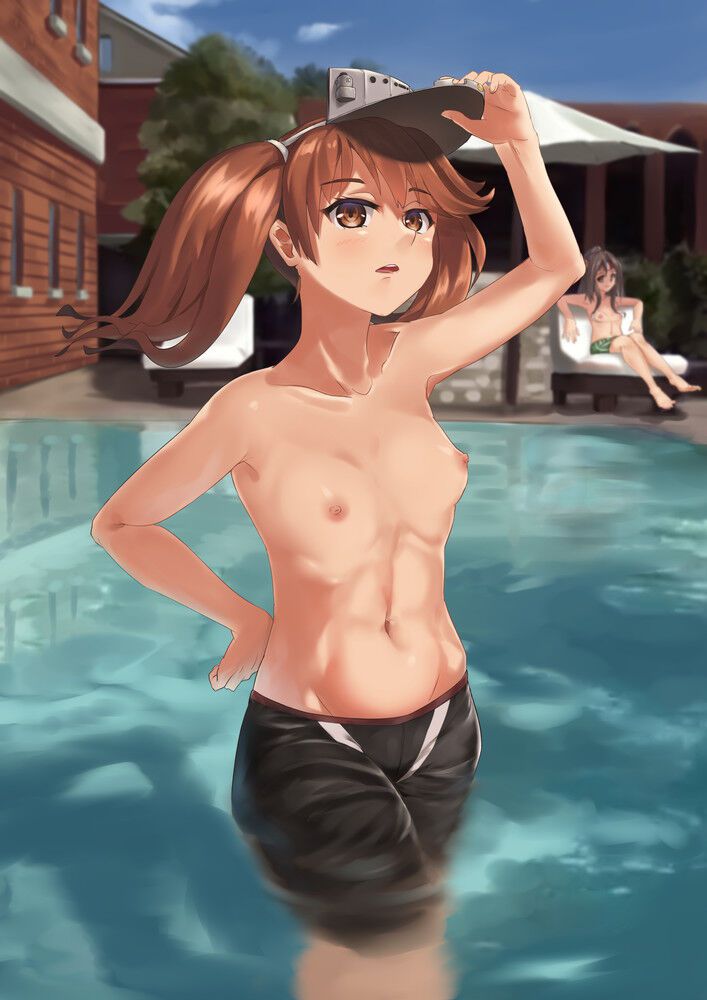 [Fiercely selected 127 sheets] cute Loli beautiful girl is a small full view and secondary image in a man swimsuit challenge 21