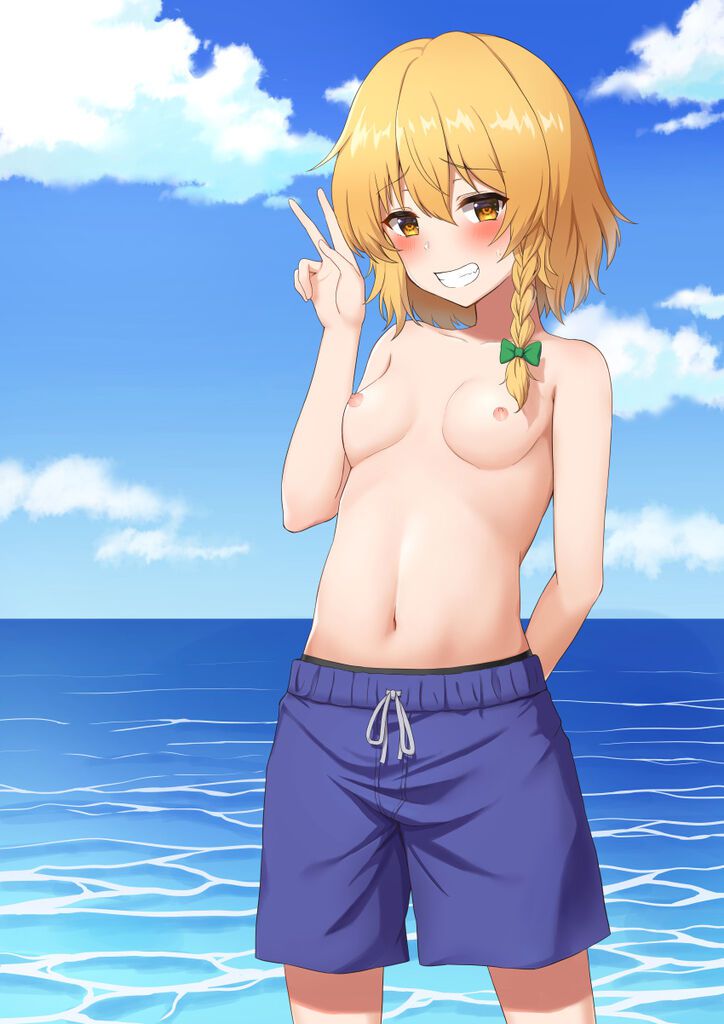 [Fiercely selected 127 sheets] cute Loli beautiful girl is a small full view and secondary image in a man swimsuit challenge 39