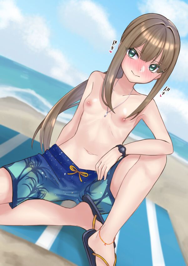 [Fiercely selected 127 sheets] cute Loli beautiful girl is a small full view and secondary image in a man swimsuit challenge 67