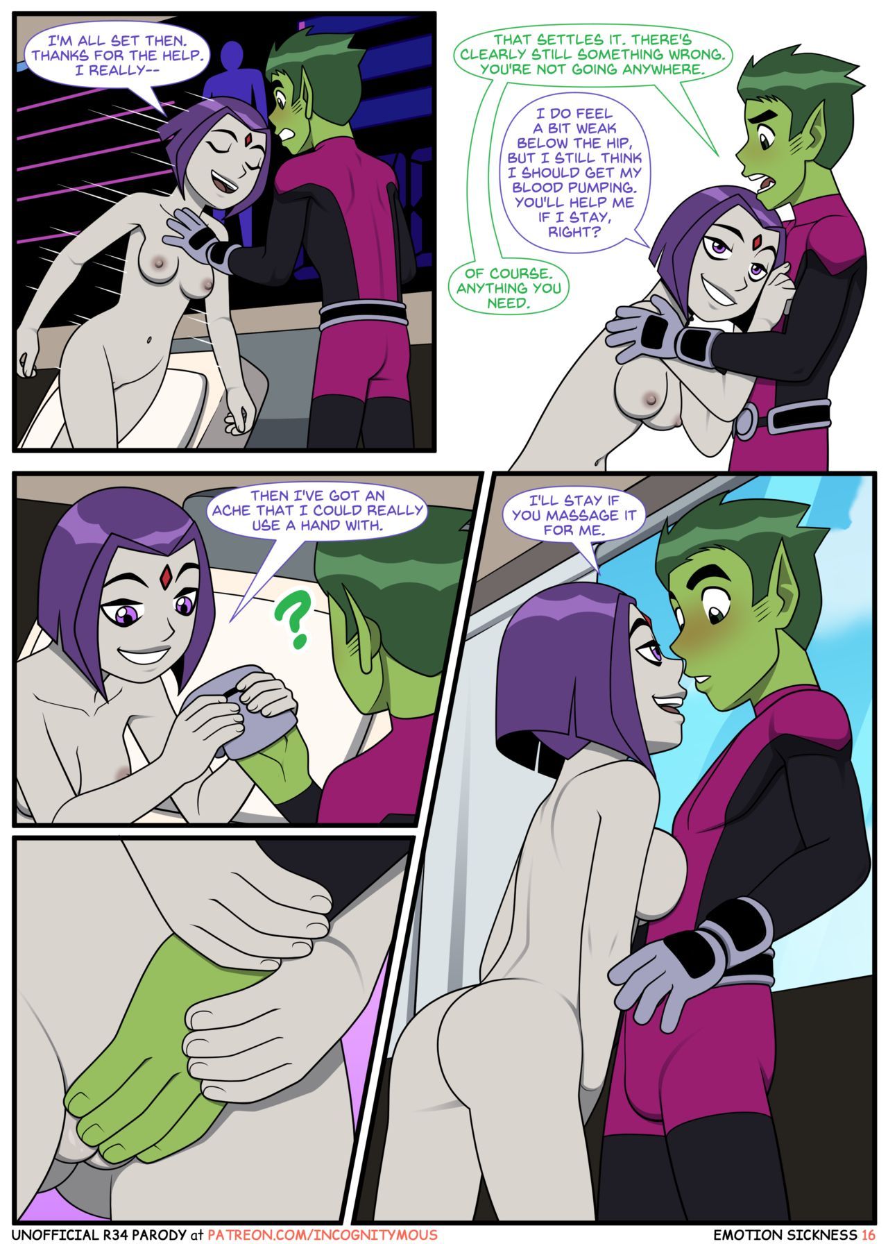 [Incognitymous] Emotion Sickness (Teen Titans) [Ongoing] 16