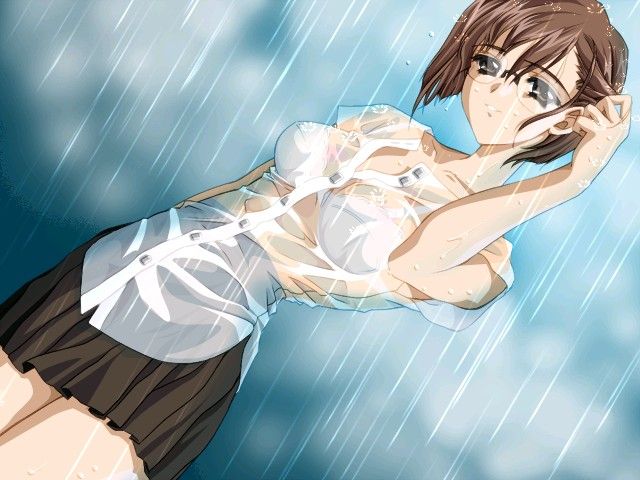 Secondary erotic image summary of girls whose eroticism is doubling in a wet sheer state 27