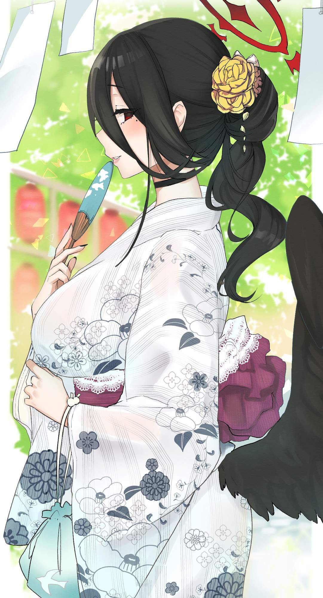 "Dressed like this... Going ♡ around the summer festival together, and then × ...? Image ♪ of yukata Kanojo 14