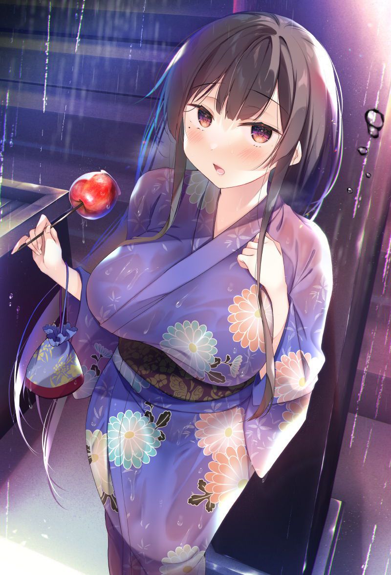 "Dressed like this... Going ♡ around the summer festival together, and then × ...? Image ♪ of yukata Kanojo 26